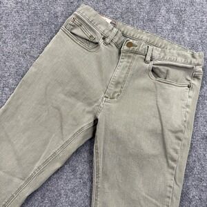 Marine Layer Pants 32W x 34L Slim Straight Fit Chinos Dark Wash Green Men's
